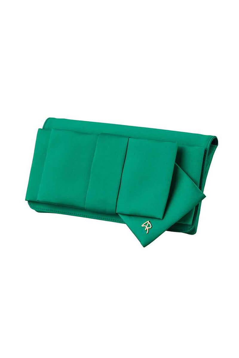 ANTONIO RIVA（アントニオ・リーヴァ）のリボン クラッチバック（グリーン）