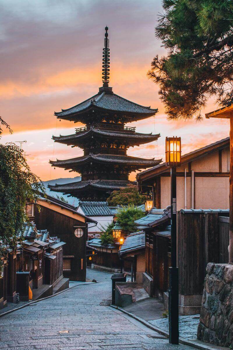 京都のイメージ画像。街並み。
