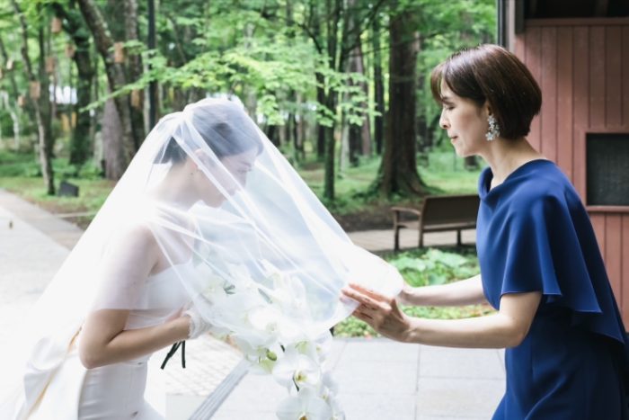 軽井沢高原教会・石の教会】マザードレス・親族ドレス | Micie