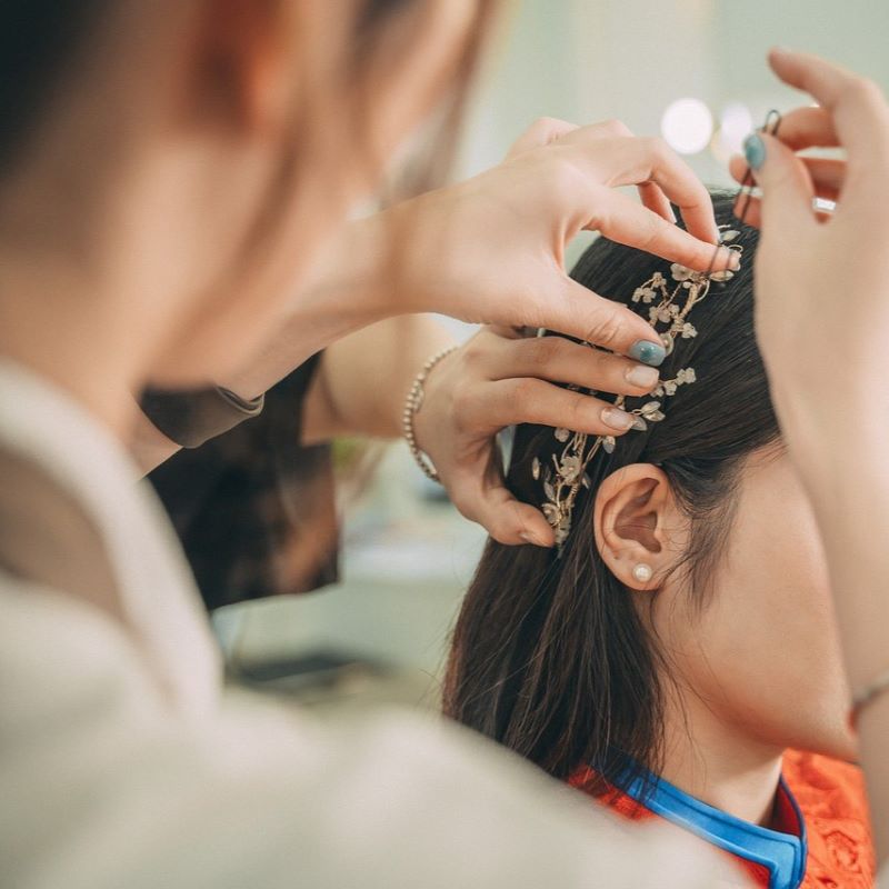 美容室。着付け、ヘアセット。